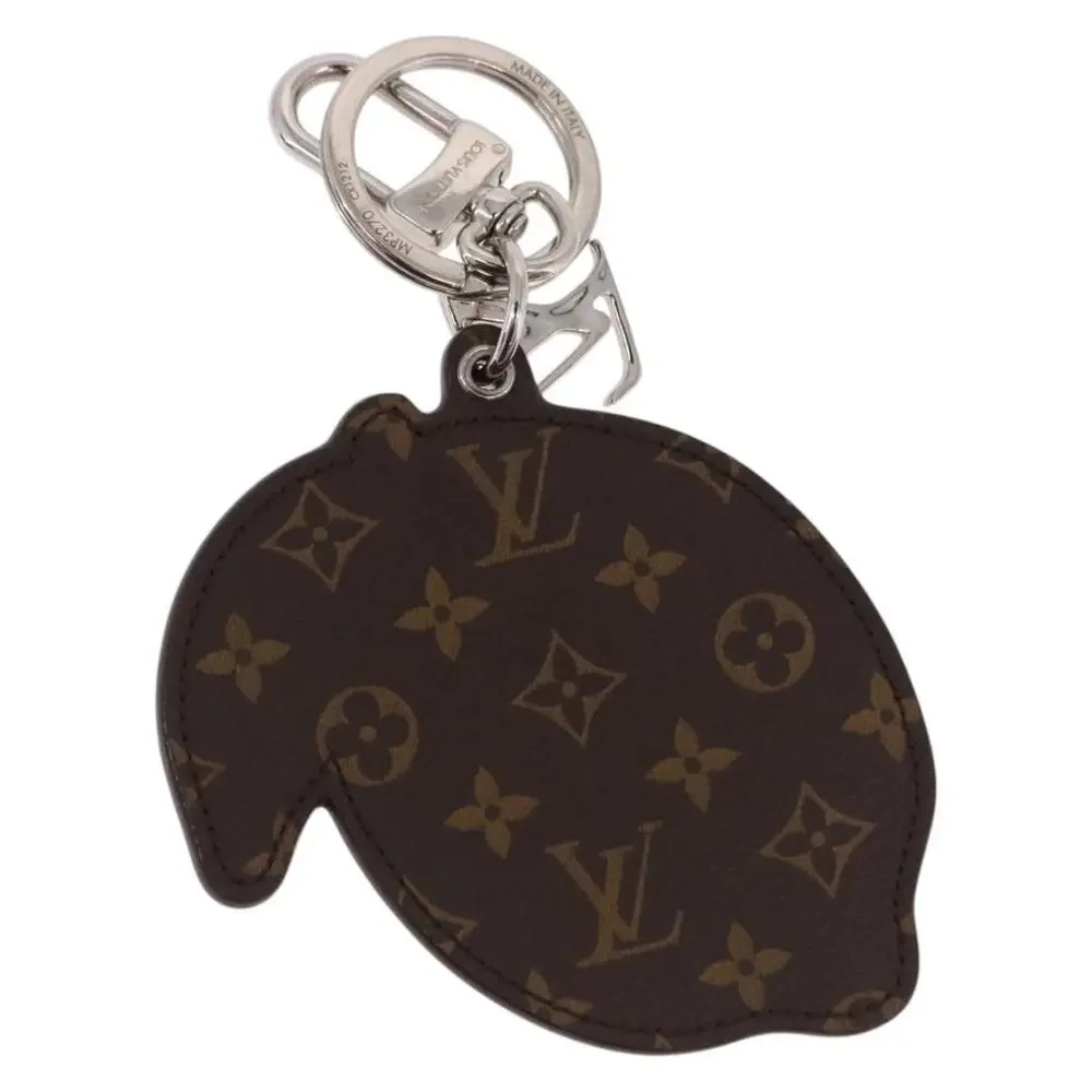 Louis Vuitton Monogram Porte Cles Charm Brown